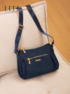 Leif Oxford Cloth Crossbody Bag Womens Casual Lightweight Single Shoulder Small Bag Canvas for Middle-Aged Mothers Fashion Trend
