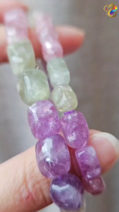 Graduation Grade Natural Freeform Duo Bao Colorful Emeralds Bracelet