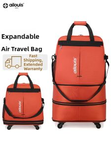 ailouis | Large Capacity Foldable Travel Luggage with Omni Wheels Student