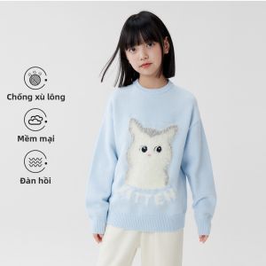 zosee | Áo Len Đan Đỏ cho Bé Gái