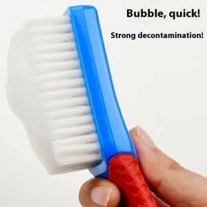 Bàn chải gia đình hạnh phúc lông mềm làm sạch quần áo bàn chải làm sạch bàn chải đánh giày Giày Nano đa chức năng giặt bàn chải đánh giày đặc biệt không làm tổn thương