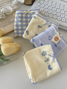 Pure Cotton Low Waist Briefs Womens Antibacterial Breathable Japanese Style Sweet Soft Seamless Underwear Youth Female Triangle Panties