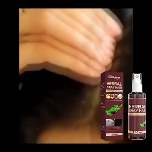 South Moon Herbal Hair Blackening Spray Anti White Hair Herbal Hair Care Serum Scalp Nourish Treatment White To Black Hair Growth Serum(100ml)