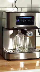 รับประกัน 3 ปี 20 Bar 1.6L เครื่องชงกาแฟ เครื่องทำกาแฟเอสเปรสโซ่ เครื่องชงกาแฟอัตโนมัติ Espresso สกัดด้วยแรงดันสูง