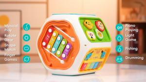 SG Seller - Certified | Safe 8 in 1 Montessori Baby Toys Early Years Early Learning Educational Musical Toys for baby