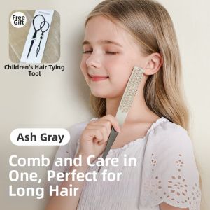 RHOS | Kids Girls Use Boar Bristle Pointed Tail Comb Small