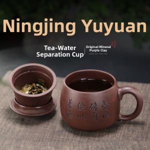 CANGHUTIANXIA | Compartmentalized Filter Tea Cup Large Capacity