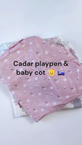 DLARA Baby Cot Fitted Bedsheet Cadar Katil Tilam Baby Crib Bedding Cadar Bayi excited Sarung Tilam Mattress Coverporary