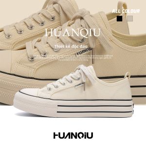 HUANQIU | Giày Nam Mỏng Thoáng Khí Phong Cách Casual Cho Mùa Thu