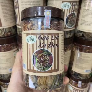 Trà Gạo Lứt Xạ Đen Túi 1kg Hộp 500g - Hỗ Trợ Giam Cân Hiệu Qủa