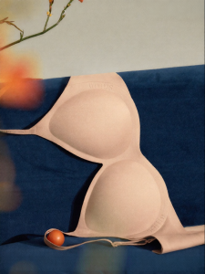 SUJILIANGPIN | Bust Enhancing Gathering Bra Small Flat Chest Beauty Back Seamless Solid Color Thin Strap