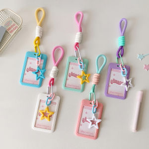 Kpop Photocard Holder Keychain Y2K PhotoCard Holder Kpop Charm Holders Kawaii Photo Card Keychain