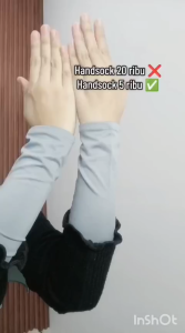 AliMaMa - HANDSOCK POLOS - Manset Tangan Lengan Wanita Perempuan Pria Jersey Jersei Kaos Murah Medan