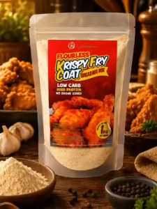 Greendahan Flourless  Krispy Fry Coat (Breading Mix) 90g - Low Carb High Protein No Sugar Added