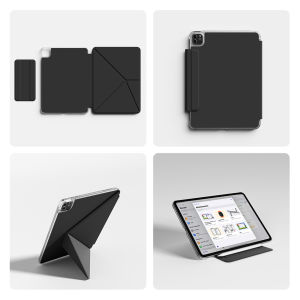 Zoyu | Magnetic Double-sided Case with Corner Protection and Hard Shell for iPad 13-inch