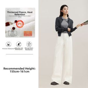 HIPPIE MISS | For Petite Loose Fit Flare White Jeans