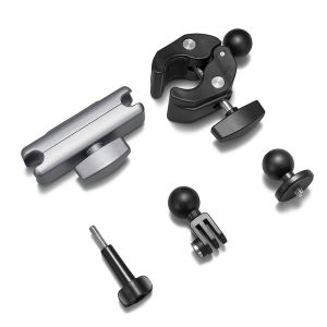 360° Aluminium Alloy Motorcycle Handlebar Mount Bicycle Frames for GoPro Hero 13 12 11 10 Insta360 Dji Osmo Action Camer