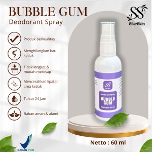 Deodoran Natural Spray Tawas Wangi Bublegum by Siierskin