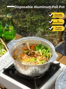 TAFUMAN | Thick Outdoor Camping Foil Pot For Butane Stove