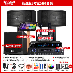 Modern Home KTV Sound System Set for Living Room TV Projector Karaoke Machine with Speakers And Song Request Machine
