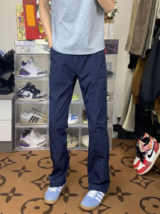 กางเกงขายาวทรงตรงแห้งเร็วสำหรับผู้ชาย ทรงบาง ทรงอเมริกัน ทรงลำลอง ทรงขาบานเล็ก กางเกงขายาวทรงตรง