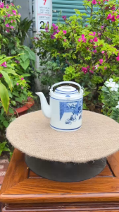 Ấm Tích Ủ Chè Xanh Ấm Tích Gốm Sứ Bát Tràng Ấm Tích Sứ Ấm Tích Hãm Trà Xanh Ấm Tích Pha Trà Giao Hoa Văn Ngẫu Nhiên