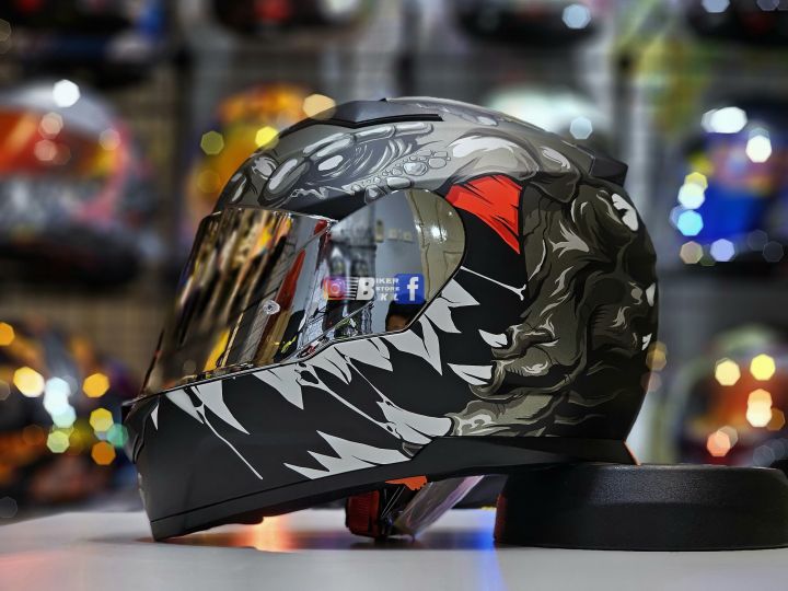 godzilla motorcycle helmet x Haas Team Mini These covers can potentially impede vision Cosplay STL Files Godzilla Helmet