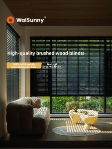 Luxurious Wooden Blinds Shade Electric