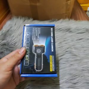 Đèn Pin Cầm Tay Mini Siêu Sáng Raybow 512 Trang Bị 6 Led Sáng 2400lumen Có Khuy Cài Và Nam Châm Đuôi
