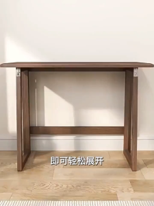 Foldable bedroom home study and office desk a multifunctional space-saving rectangular workstation