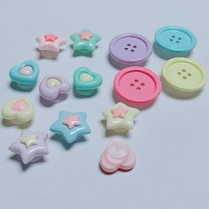 14pcs Hot Sale DIY Hole Shoes Charms Cute pentagram Accessories Designer Quality Garden Shoe Decoration Girl Gift