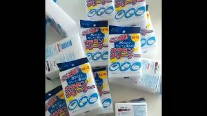 ฟองน้ำนาโน magic sponge ฟองน้ำเมลามีน ฟองน้ำทำความสะอาด ขจัดคราบหนัก ฟองน้ำ. OO99