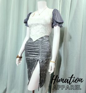 Hailee Velvet Terno Bodycon Dress: An Elegant Evening Gown