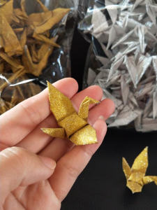 Romantic Handmade Origami Crane Square 7cm Diy Gift Package Ornatastic Creative SimpModern Home Desserts Accessories