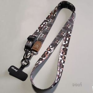 ZHENGEGE | Crossbody Adjustable High-end Print Wide Fabric Phone Strap