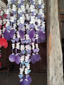 KAP KERANG / HIASAN LAMPU KERANG KOR KOR KOMBINASI SIMPING