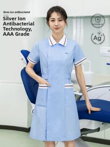 ZIXUN | Lightweight Long-Sleeve Nurse Uniform with Peter Pan Collar