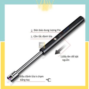Dụng cụ đánh lửa điện tử sạc lại bằng USB