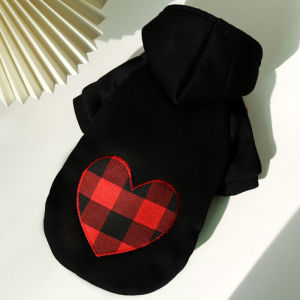 ตู้เสื้อผ้าสุนัขและแมวสําหรับสัตว์เลี้ยงที่ทันสมัยสีดําพร้อมเสื้อมีฮู้ดสําหรับสุนัขขนาดกลางถึงขนาดใหญ่ สุนัขพันธุ์เล็ก Golden Retriever และ Bichon Frise