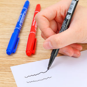 3pcs High Quality Dual Tip 0.5/1.0 mm Nib Art Marker Pens Waterproof Permanent Student School Office Stationery