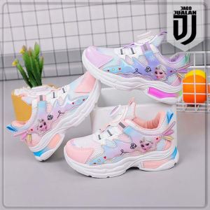 Sepatu Sneakers Rotation Anak Fashion Motif Elsa Frozen / Sepatu Anak Balita Perempuan Model Tali Putar / Sepatu Running Anak Cewek Motif Frozen / Sepatu Kets Anak Wanita Cantik Lucu / Sepatu Anak Sekolah Casual Trendy / Sepatu Anak Remaja Model Terkini