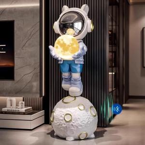 โคมไฟบินไปในท้องฟ้ายางยืดขนาดใหญ่พร้อมลำโพงบลูเทนสำหรับตกแต่งห้องนั่งเล่น ตู้ลำโพงบลูเทนพรีเมียม ตกแต่งสไตล์สเปซ