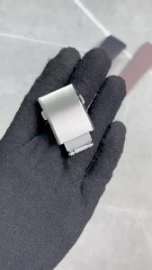 Đồng Hồ Gấp Bằng Kim Loại Đa Năng Thay Thế Khóa Cài 16mm-22mm Thép Không Gỉ 316L Dành Cho Nam Và Nữ Màu Bạc