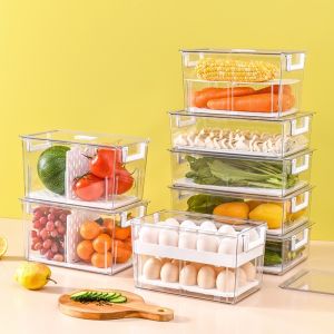 Refrigerator Food Organizer Fresh Keeper Vegetable Fruit Storage Fridge Container Food Storage
