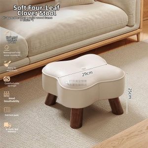 Besee | Home-use Wooden Low Stool Multi-functional Vintage Style