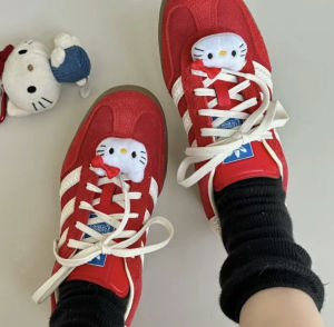 เข็มขัดหัวใจสีชมพูอ่อนลายการ์ตูนสัตว์ลายองุ่น เข็มขัดตกแต่งกระเป๋าผู้หญิง กระเป๋าถือแบบลำลอง กระเป๋าสะพายไหล่