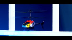 Remote Control Helicopter One Key Take-Off/Landing Metal Body Automatic Altitude Hold LED Light 3.5-Channels Gyro