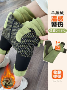 Thickened Sharkskin Yoga Pants Womens Autumn Winter Outerwear Fleece 2023 New Tummy Control Butt Lifting Fitness Pants Elastic Leggings