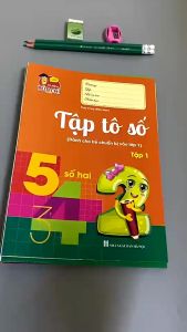 Bộ hành trang cho bé vào lớp 1 tập tô tập viết chữ số - 10 quyển kèm bút chì và tẩy