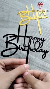 Topper Ulangtahun Acrylic - Topper Happy Birthday - Acc Cake TOP002